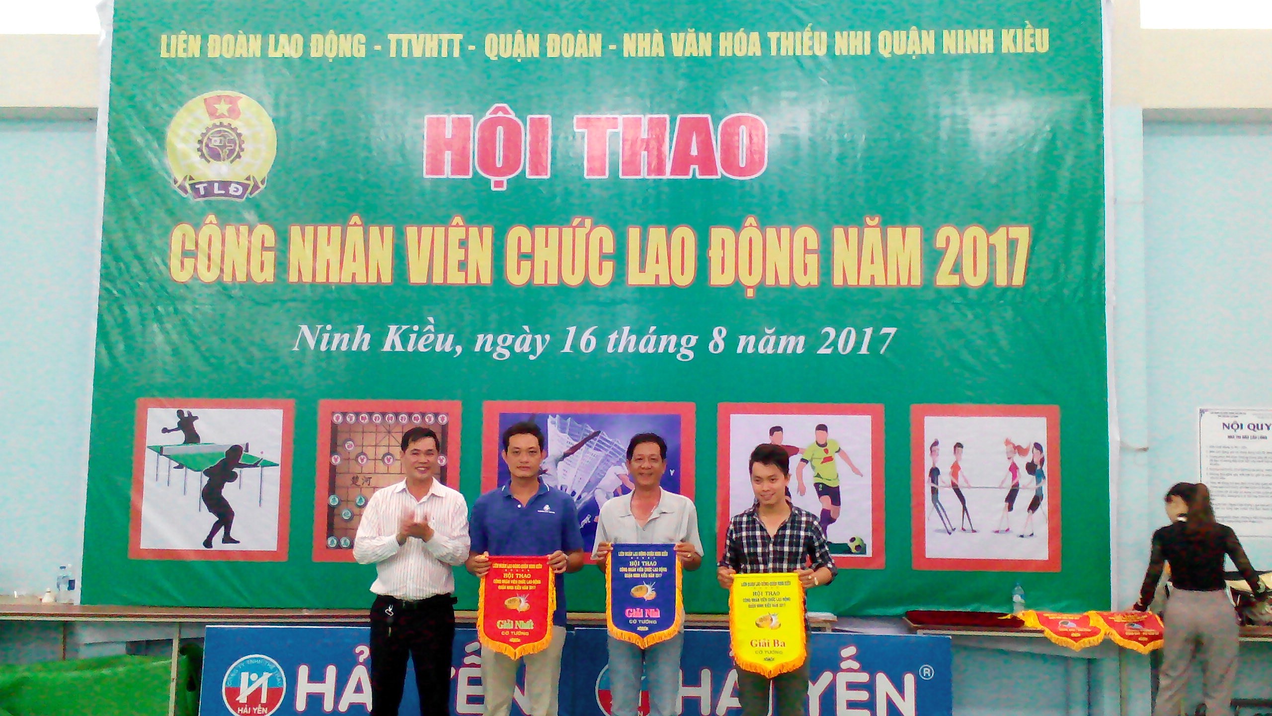 LIÊN ĐOÀN LAO ĐỘNG QUẬN NINH KIỀU TỔ CHỨC HỘI THAO  CÔNG NHÂN VIÊN CHỨC LAO ĐỘNG NĂM 2017