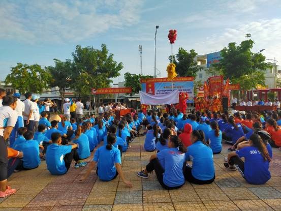 CÔNG ĐOÀN CƠ SỞ PHƯỜNG CHÂU VĂN LIÊM QUẬN Ô MÔN TỔ CHỨC NGÀY CHẠY OLYMPIC VÌ SỨC KHỎE TOÀN DÂN VÀ LỄ PHÁT ĐỘNG BƠI, PHÒNG CHỐNG ĐUỐI NƯỚC