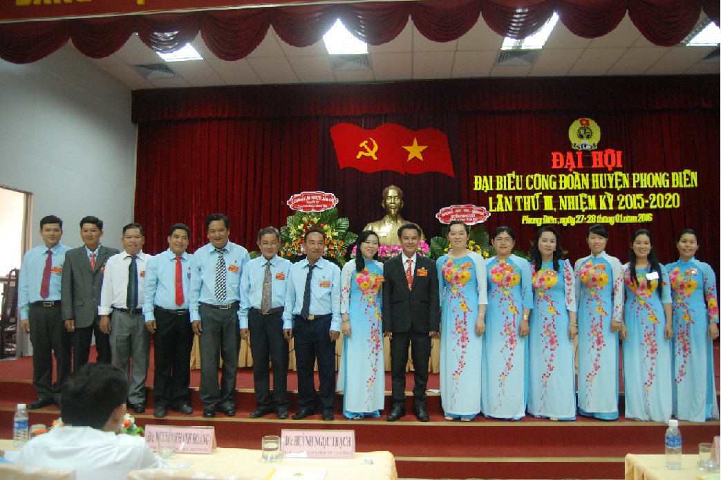 ĐẠI HỘI CÔNG ĐOÀN HUYỆN PHONG ĐIỀN, NHIỆM KỲ 2015 - 2020 