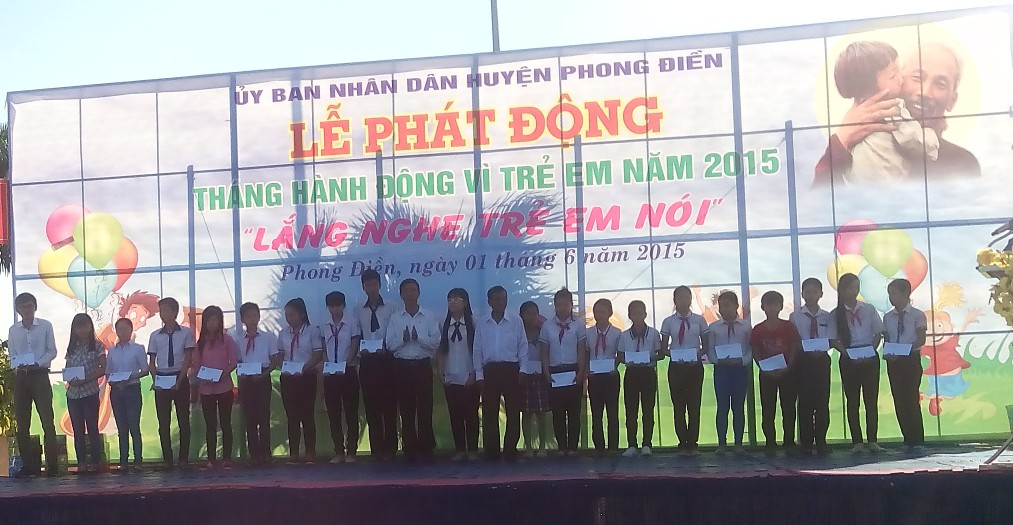 PHÁT ĐỘNG “THÁNG HÀNH ĐỘNG VÌ TRẺ EM” NĂM 2015