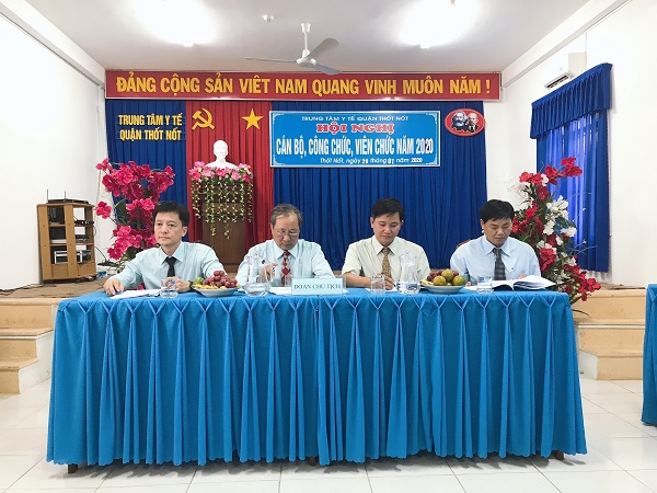 TRUNG TÂM Y TẾ QUẬN THỐT NỐT: HỘI NGHỊ CÁN BỘ, CÔNG CHỨC, VIÊN CHỨC NĂM 2020