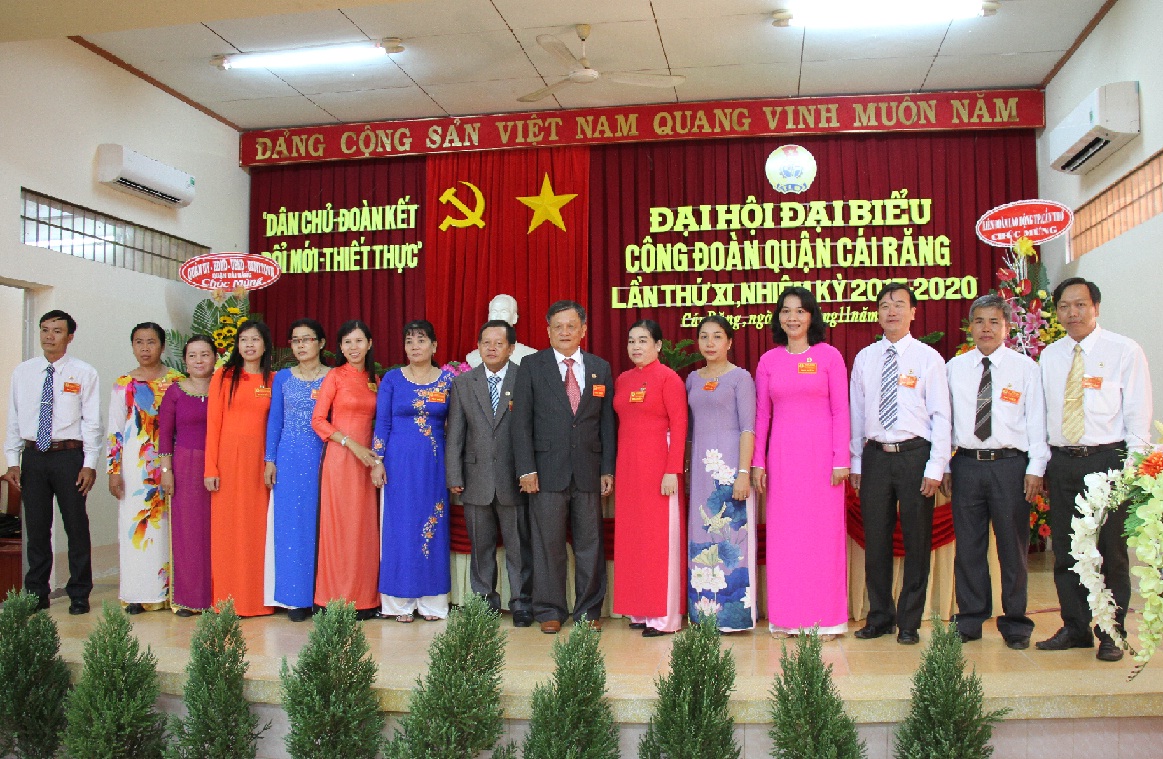 LIÊN ĐOÀN LAO ĐỘNG THÀNH PHỐ CẦN THƠ CHỈ ĐẠO ĐẠI HỘI ĐIỂM CÔNG ĐOÀN QUẬN CÁI RĂNG, NHIỆM KỲ 2015 – 2020