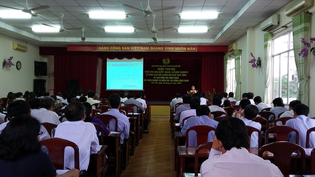 Hội nghị triển khai Nghị quyết 06b/ NQ-TLĐ về nâng cao chất lượng, hiệu quả hoạt động Ủy ban kiểm tra công đoàn và tập huấn nghiệp vụ công tác kiểm tra tài chính công đoàn năm 2015