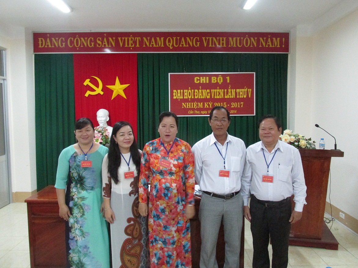 ĐẠI HỘI  ĐIỂM CHI BỘ 1, LẦN THỨ V, NHIỆM KỲ 2015 - 2017